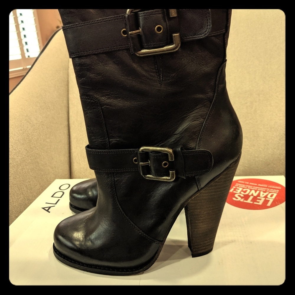 ALDO High Heel Mid Calf Sexy Boots